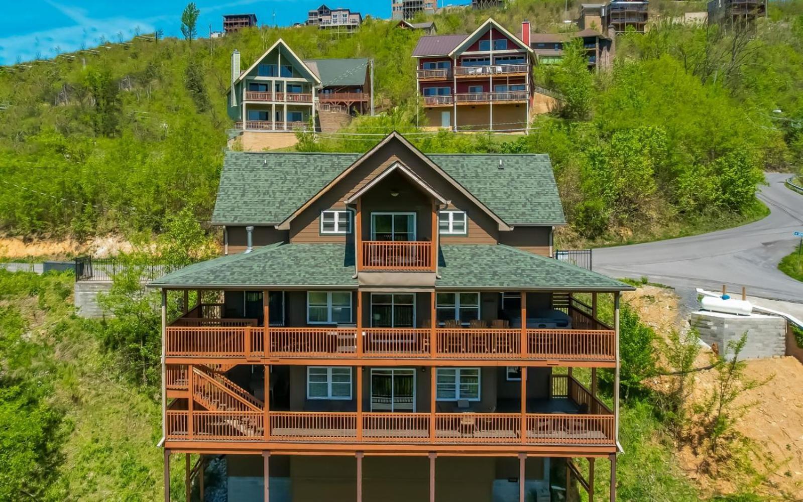 Beartastic Mountain View Lodge 蓋特林堡 外观 照片